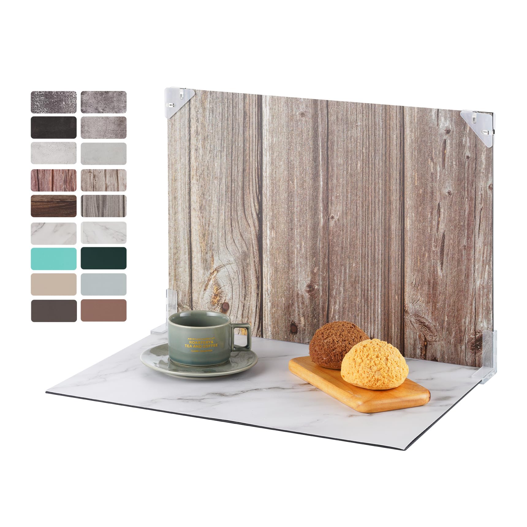 Amazon | Meking 撮影背景セット 背景紙＋レフ板セット 9枚セット 秋の